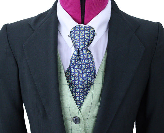 Day Coat Carl Meyers Hunter Green Thin Shadow Stripe