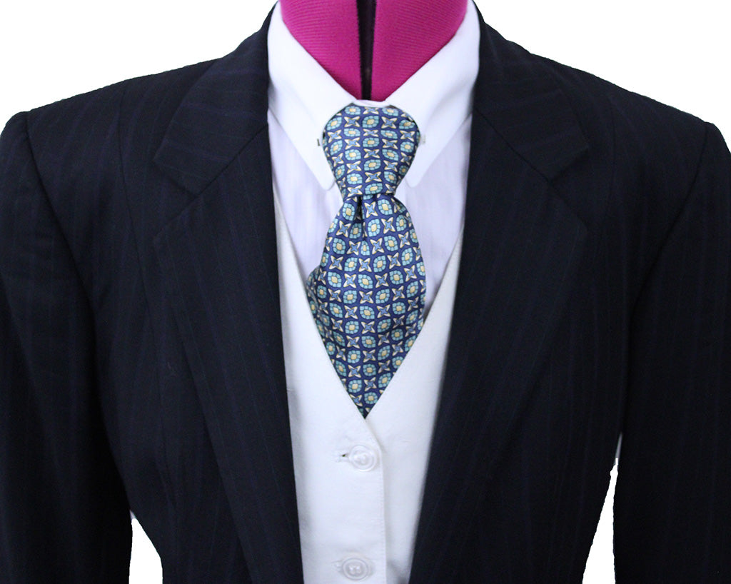 Day Suit LeCheval Black with Blue and Purple Pinstripe