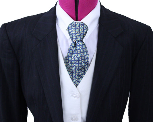 Day Suit LeCheval Black with Blue and Purple Pinstripe