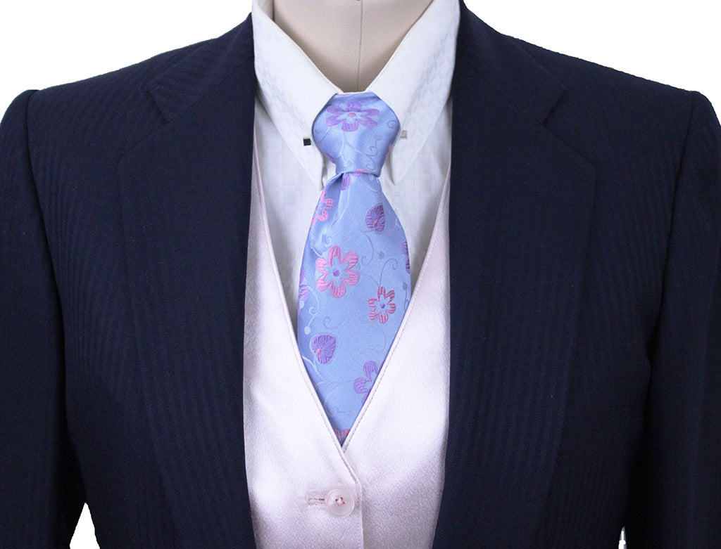 Day Suit Carl Meyers Navy Herringbone