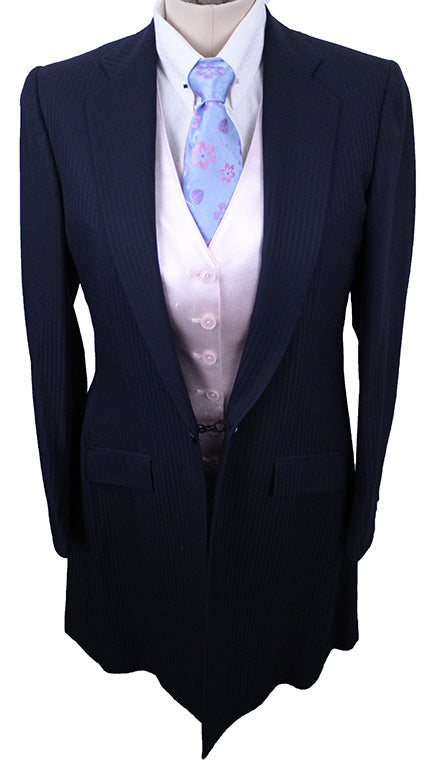 Day Suit Carl Meyers Navy Herringbone