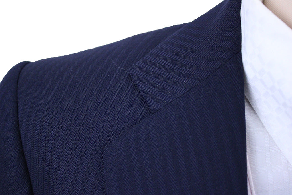 Day Suit Carl Meyers Navy Herringbone