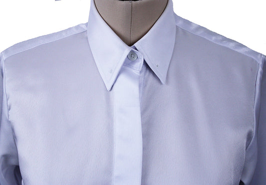 Shirt Issued By Ellie May White Satin