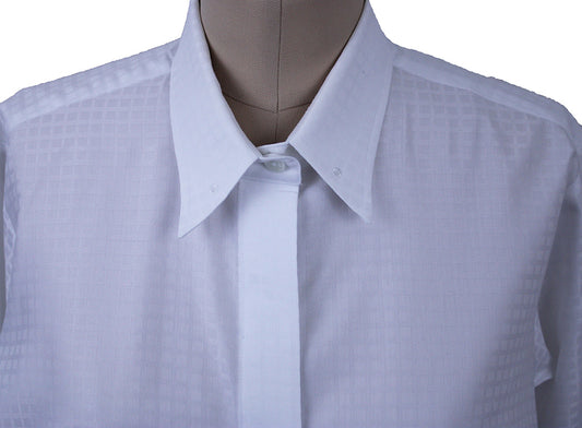Shirt Issued By Ellie May White Box Check