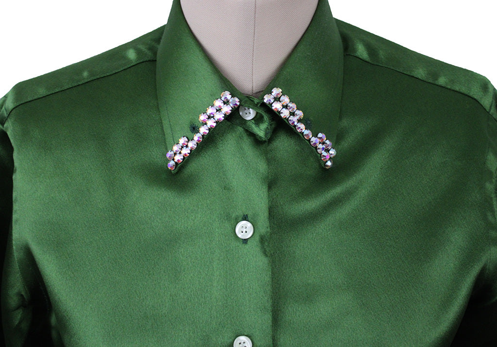 Shirt Show Season Olive Satin
