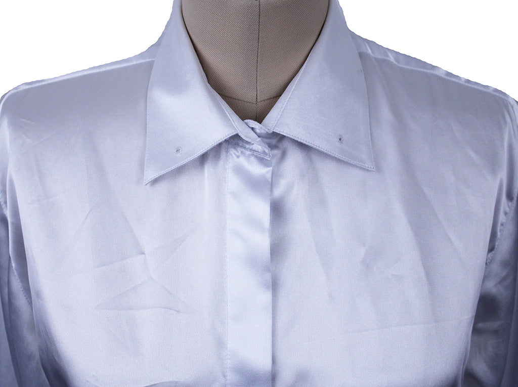 Shirt Marsha DeArriaga White Satin