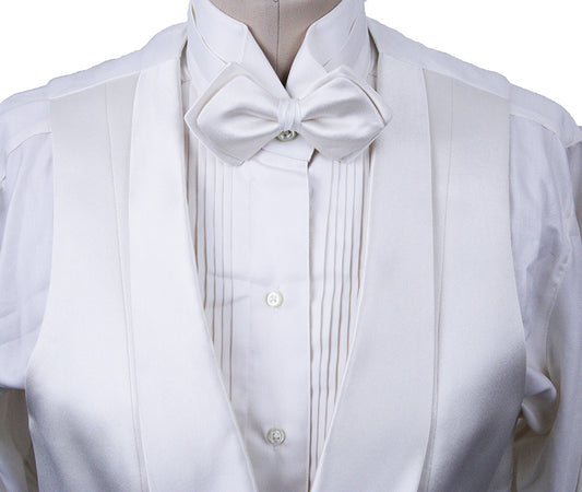 BRAND NEW! Chavez Ivory Satin Formal Vest
