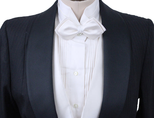 Formal Chavez Black with Gold Pinstripe and EXTRA FABRIC
