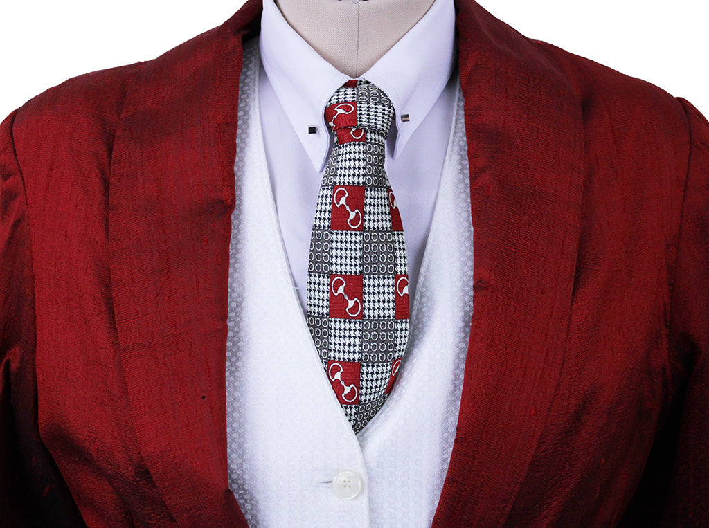 Day Coat Sophistigaited Fashions Red Duponi Silk