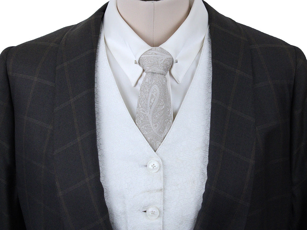 Day Coat Becker Brothers Brown with Golden Wheat Windowpane