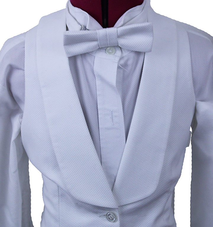BRAND NEW! Show Season White Pique Formal Set