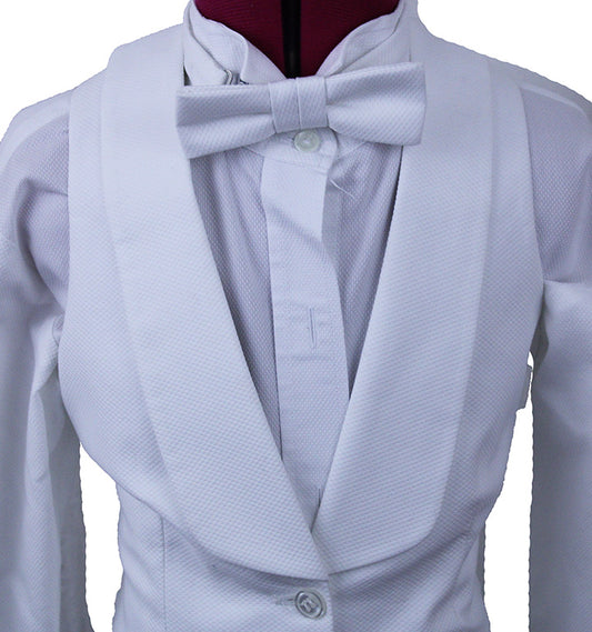 BRAND NEW! Show Season White Pique Formal Set