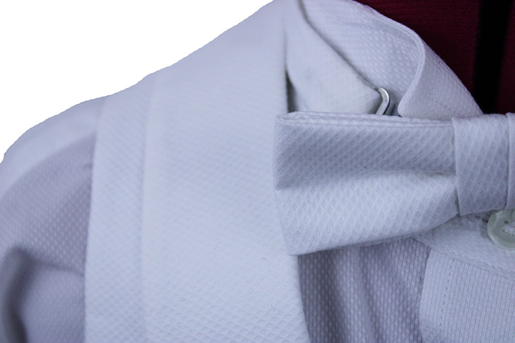 BRAND NEW! Show Season White Pique Formal Set