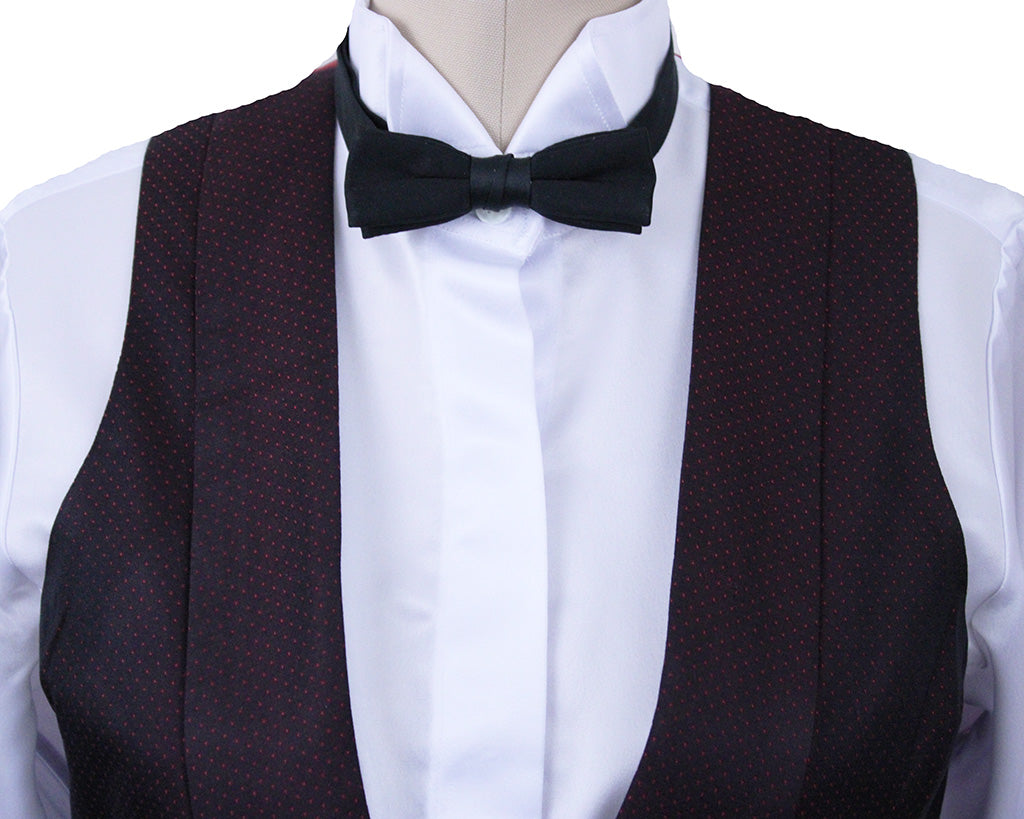 Formal Set Carl Meyers Red Pindot Sheen