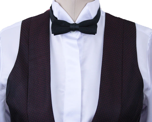 Formal Set Carl Meyers Red Pindot Sheen