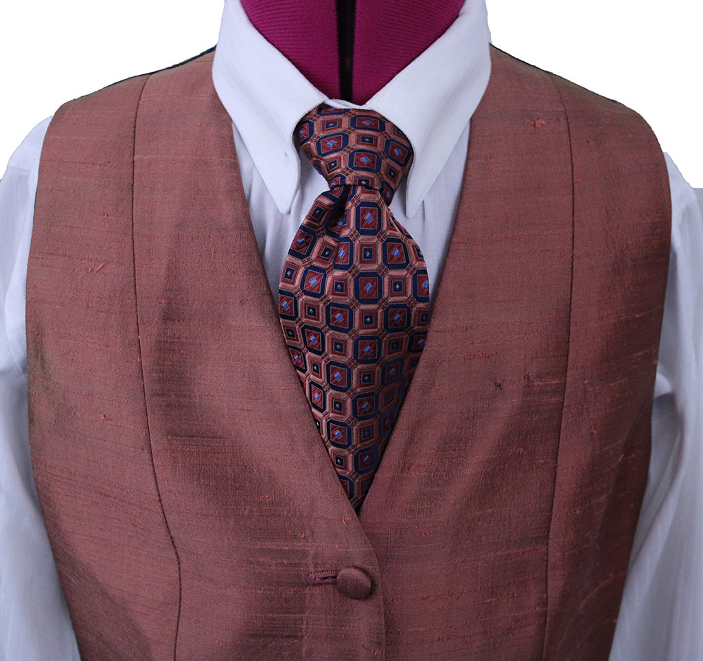 Vest Chavez Salmon Silk