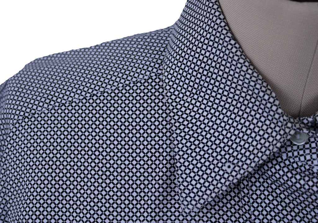 Shirt Becker Brothers Black and White Diamond