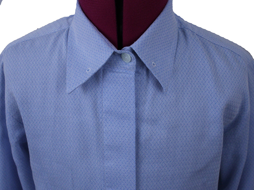 Shirt Issued By Ellie May Light Blue Weave