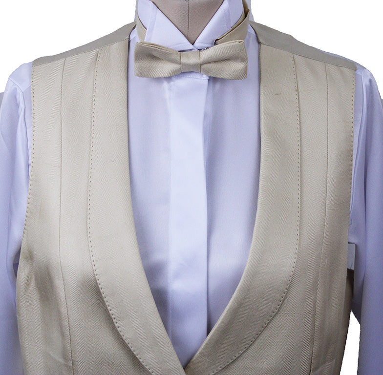Formal Vest LeCheval Gold Herringbone