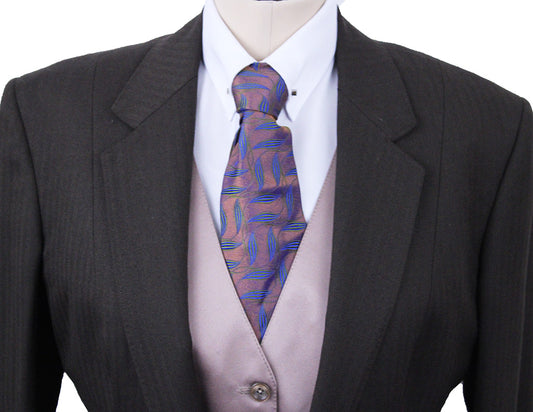 Day Suit LeCheval Brown Herringbone