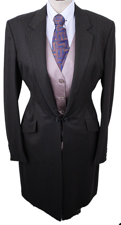Day Suit LeCheval Brown Herringbone