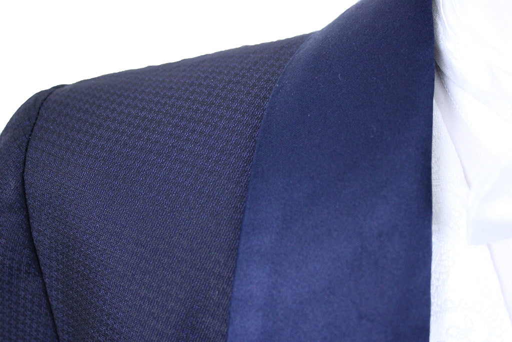 Formal Show Season Navy Geometric Puzzle Piece