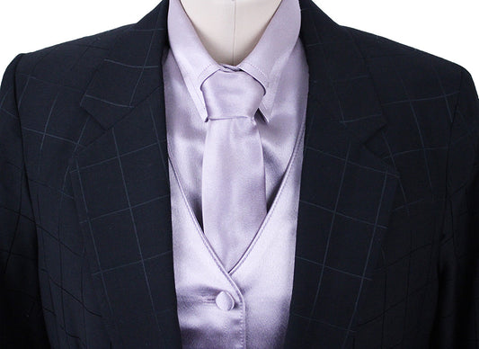 Day Suit Frierson Black Windowpane Sheen