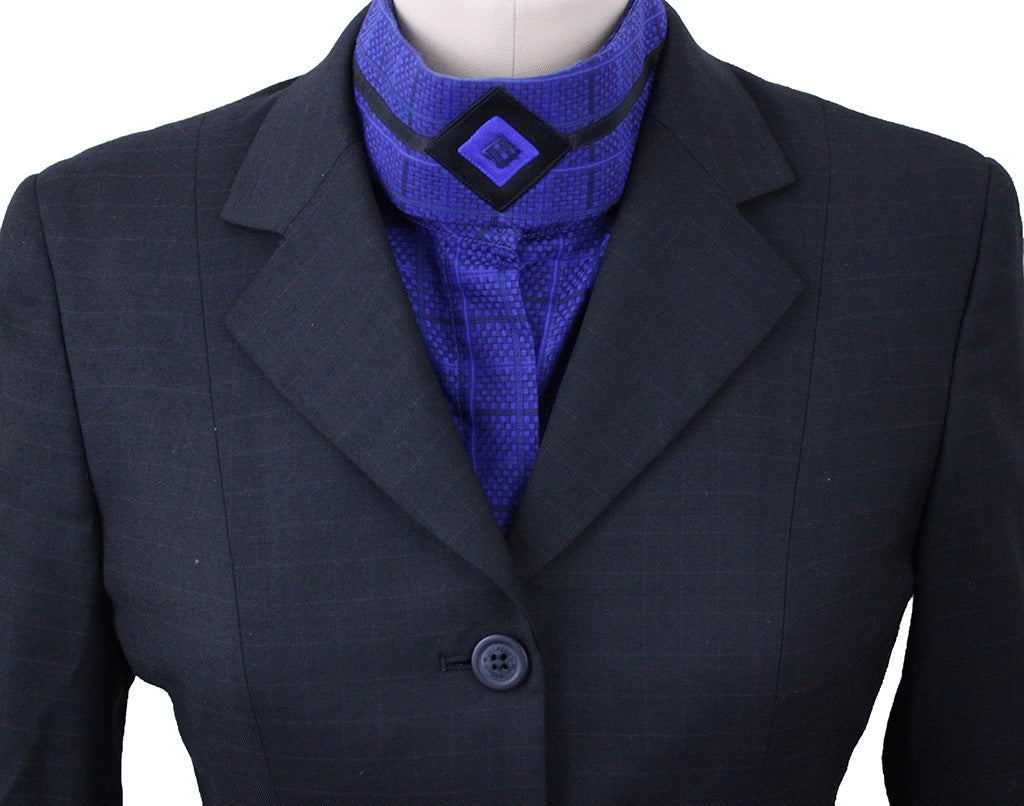 Hunt Coat Sterling Black with Small Box Check