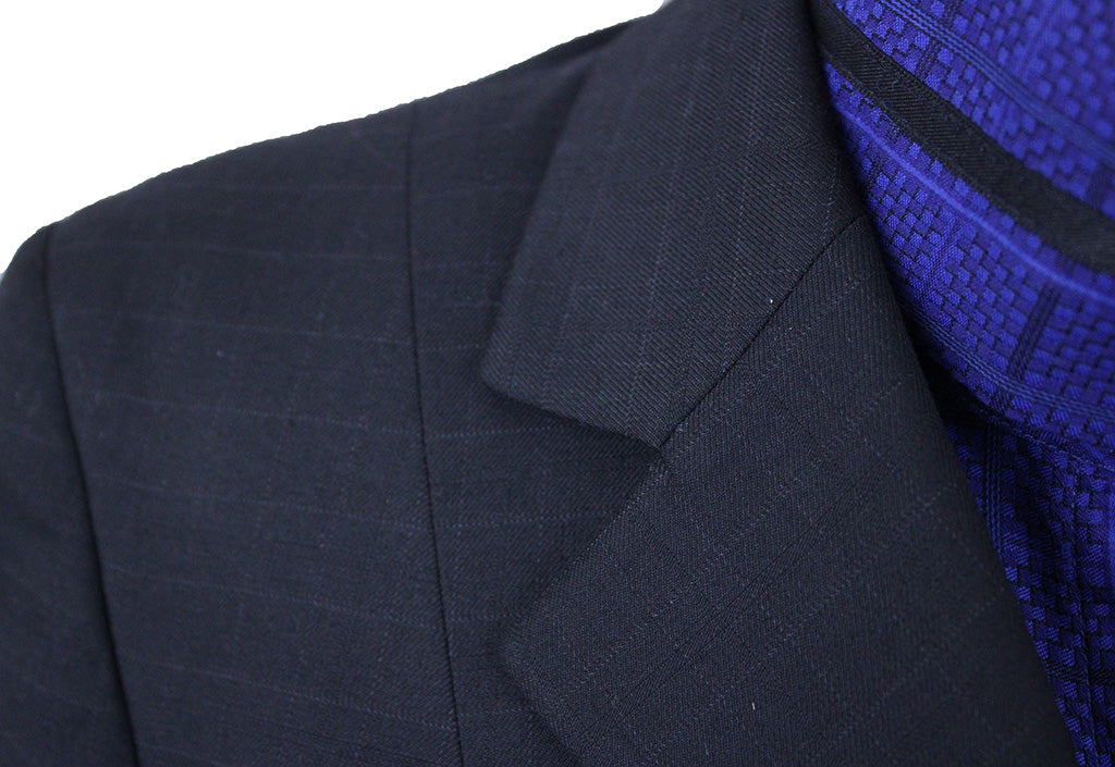Hunt Coat Sterling Black with Small Box Check
