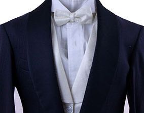 Formal Carl Meyers Navy Mini Shadow Stripe