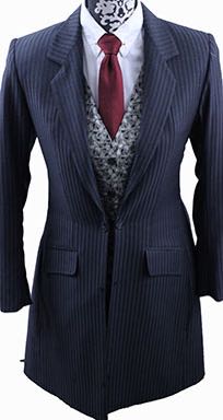 Day Coat Custom Steel Shadow Stripe