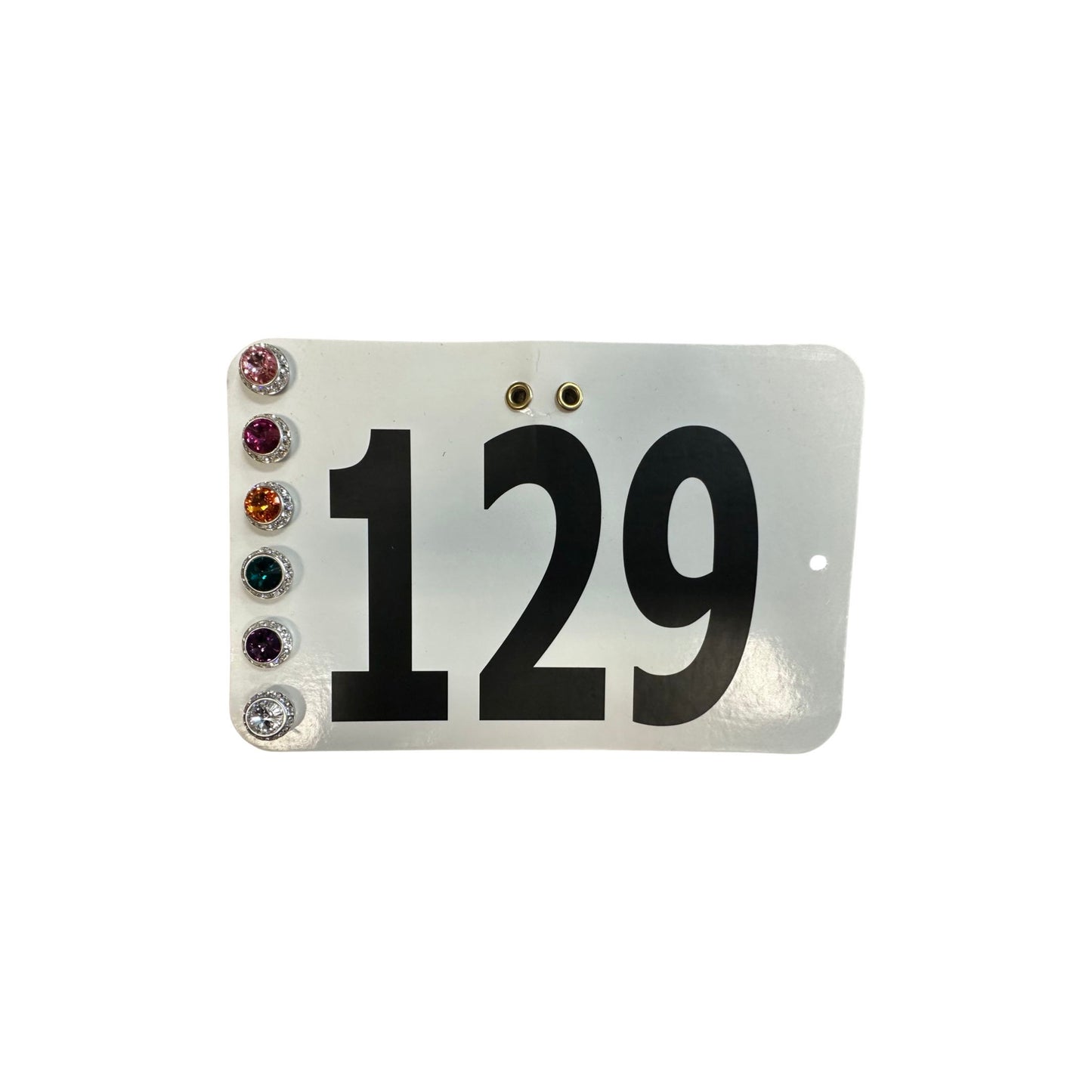 Number Magnets Large Clear Round