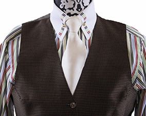 Vest Frierson Bronze Geometric Vest