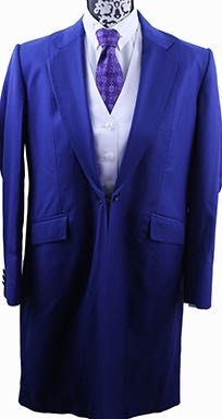 Day Suit Frierson Medium Blue Herringbone