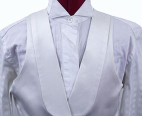 Formal Set Becker Brothers White Satin