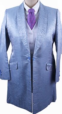Day Coat Frierson Light Blue Snakeskin