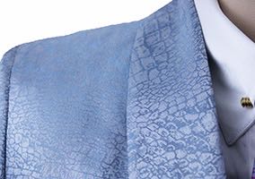 Day Coat Frierson Light Blue Snakeskin