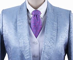 Day Coat Frierson Light Blue Snakeskin