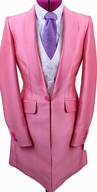 Becker Brothers Coral Pink Sheen Day Coat