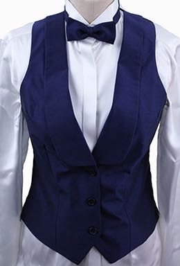 Becker Brothers Navy Sateen Formal Set