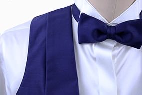 Becker Brothers Navy Sateen Formal Set