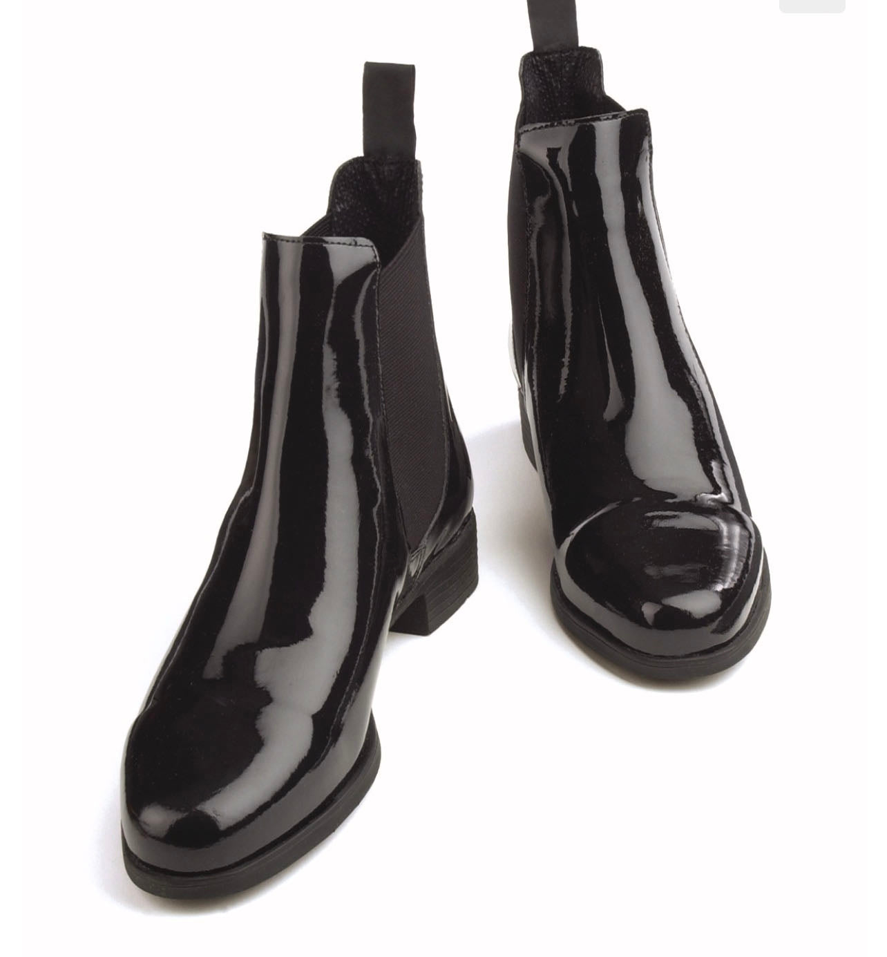 Ovation Black Patent Boots