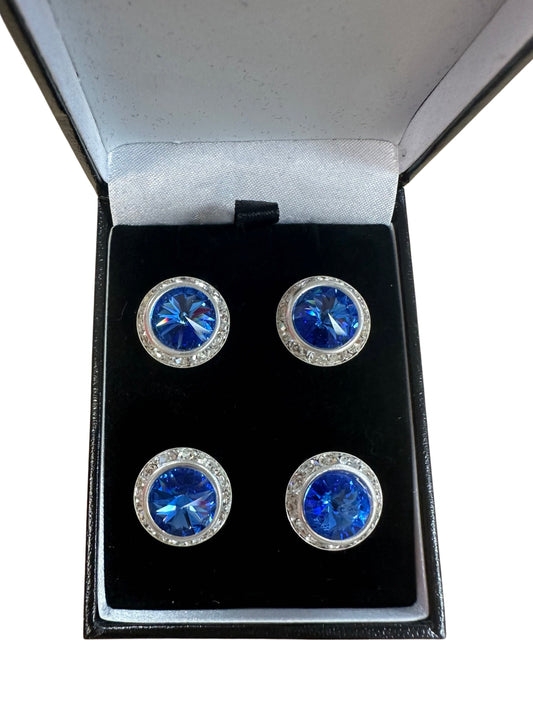 Number Magnets Sapphire Blue Round