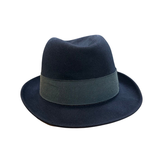 Snap Brim Dobbs Navy sz 7 1/8