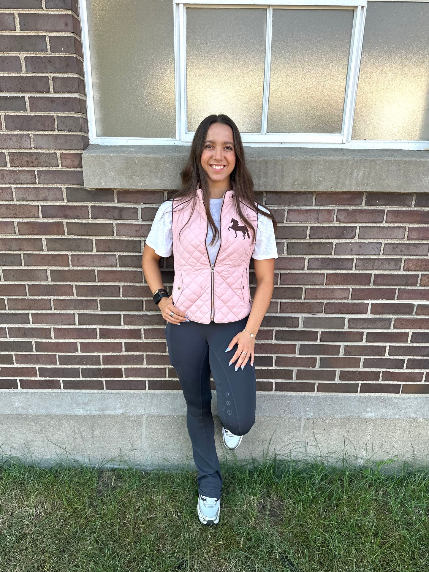 Pink Quilted Vest