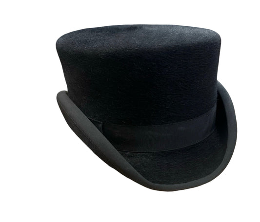 Top Hat Blue Ribbon Black size 6 7/8