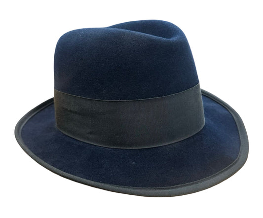 Snap Brim Navy size 7 1/4