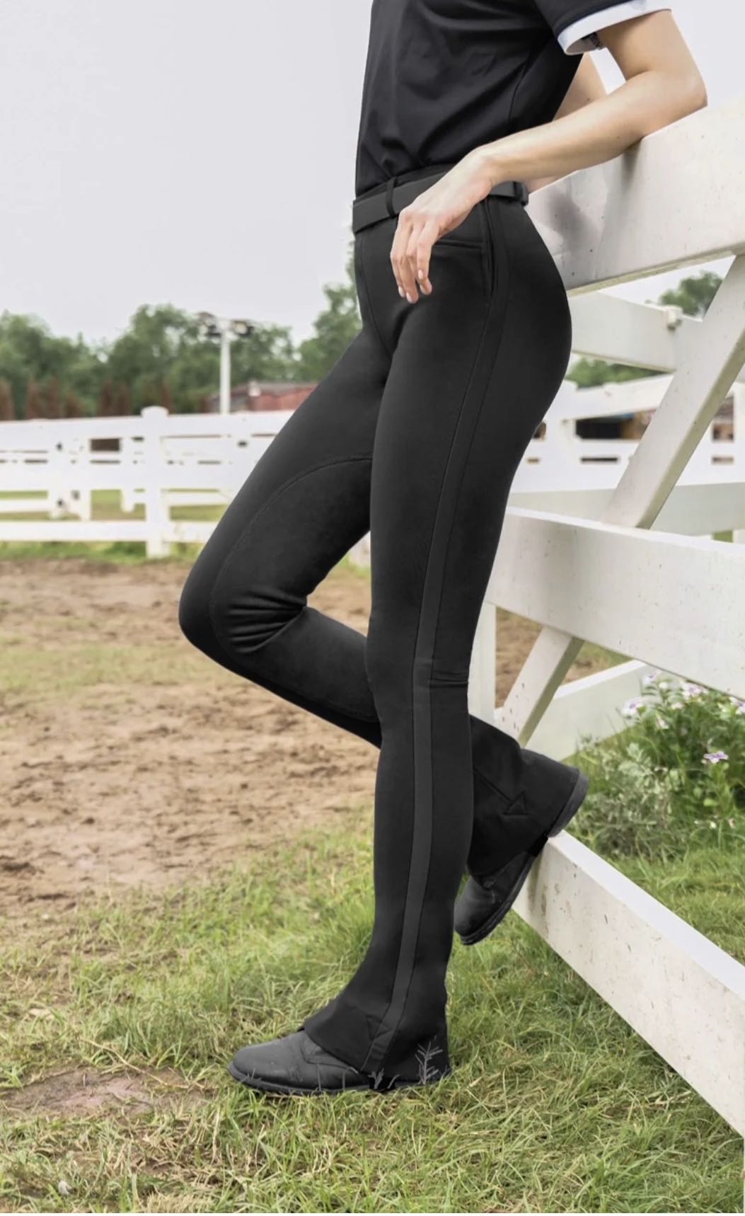 DK Ride Black Formal Jods size 28L