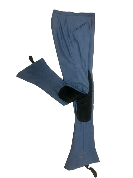 Show Jods Carl Meyers Cadet Blue with Rust Windowpane