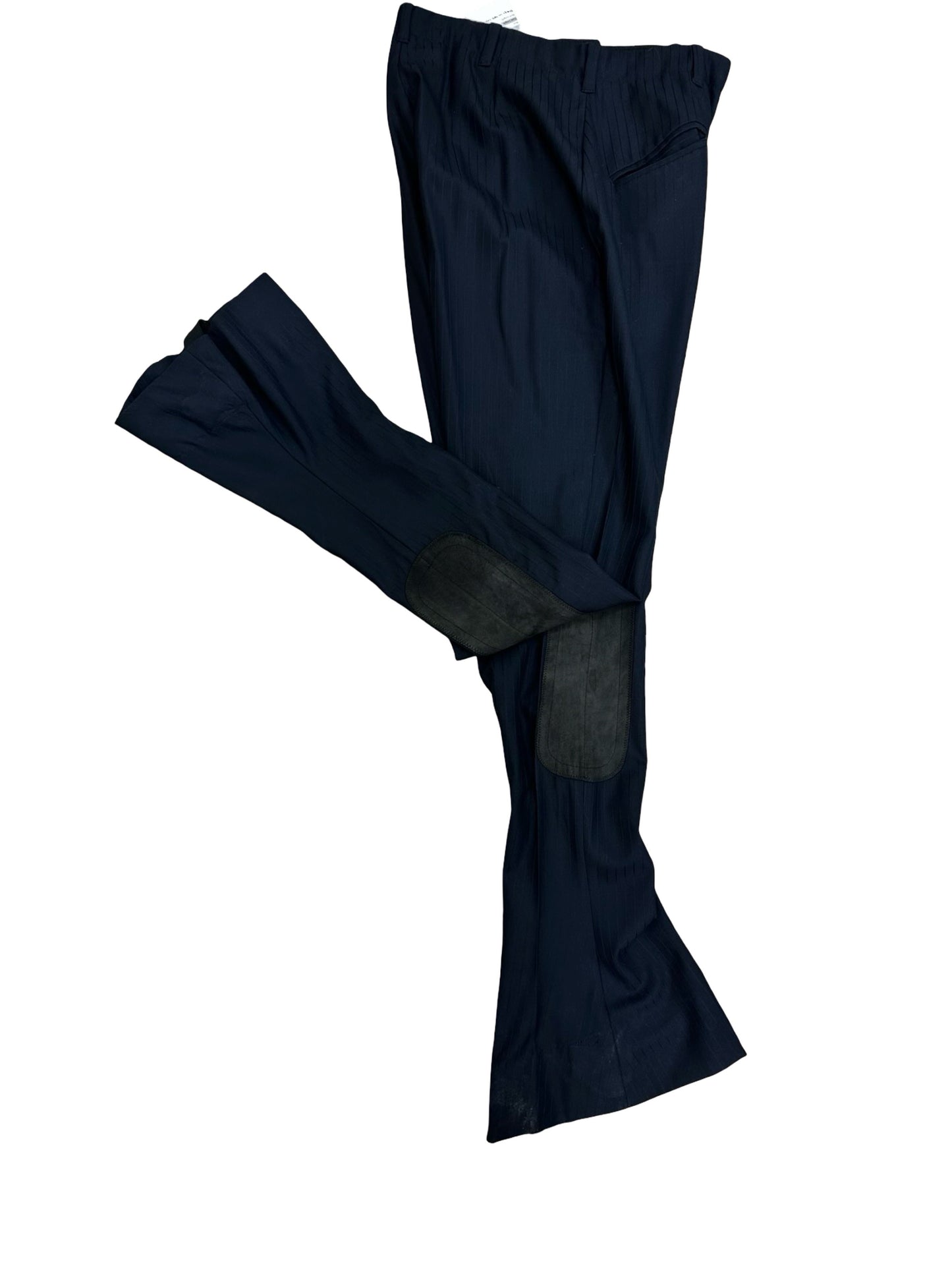 Show Jods Carl Meyers Navy Thin Shadow Stripe